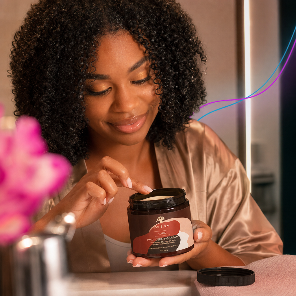 AS I AM Twist Defining Cream - usage