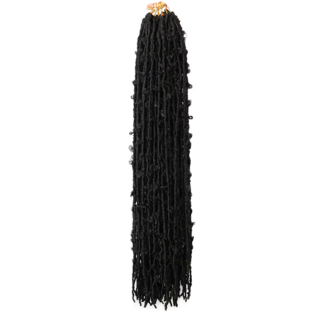 Distressed Butterfly Locs Crochet Synthetic Hair