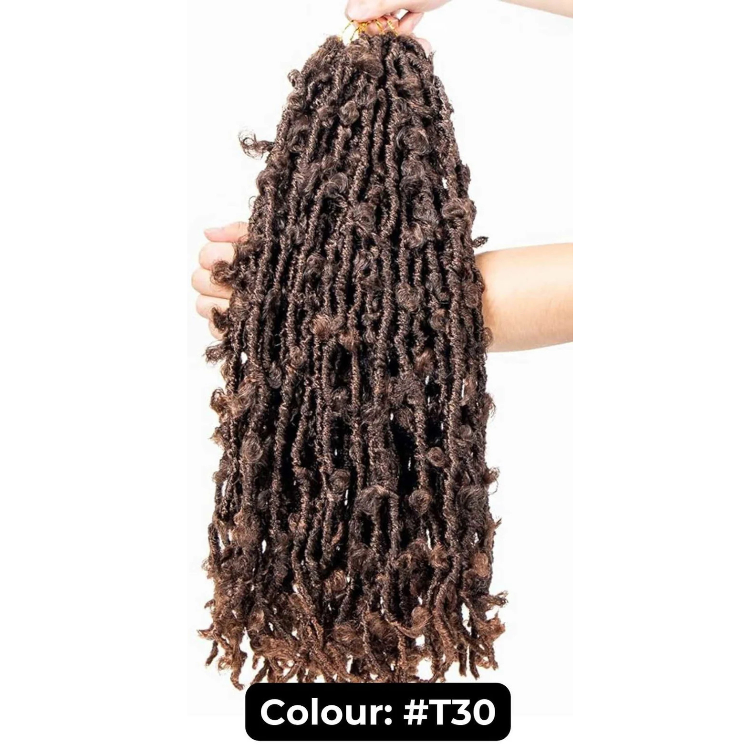 Distressed Butterfly Locs Crochet Synthetic Hair