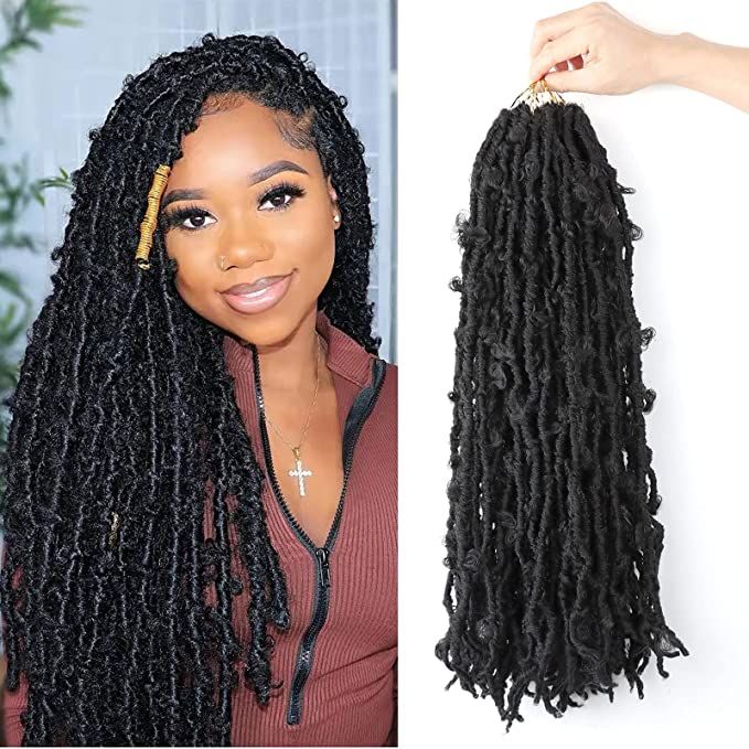 Distressed Butterfly Locs Crochet Synthetic Hair