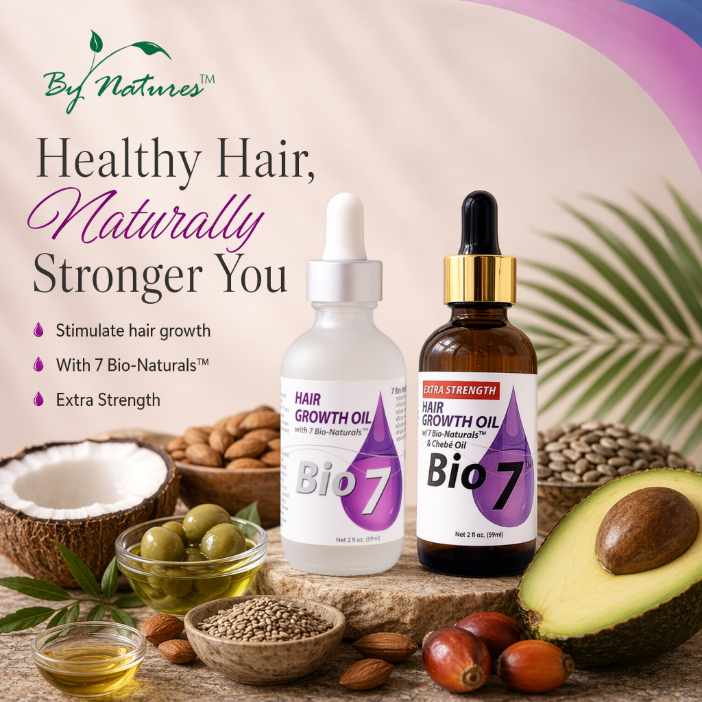 BY NATURES Bio 7 Hair Growth Oil (2oz) - benefit