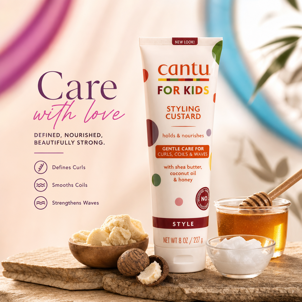 CANTU Kids Styling Custard Tube (8oz) - benefit