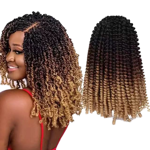 10 inch Crochet Passion Twist Synthetic Braiding Hair Extensions - 75g