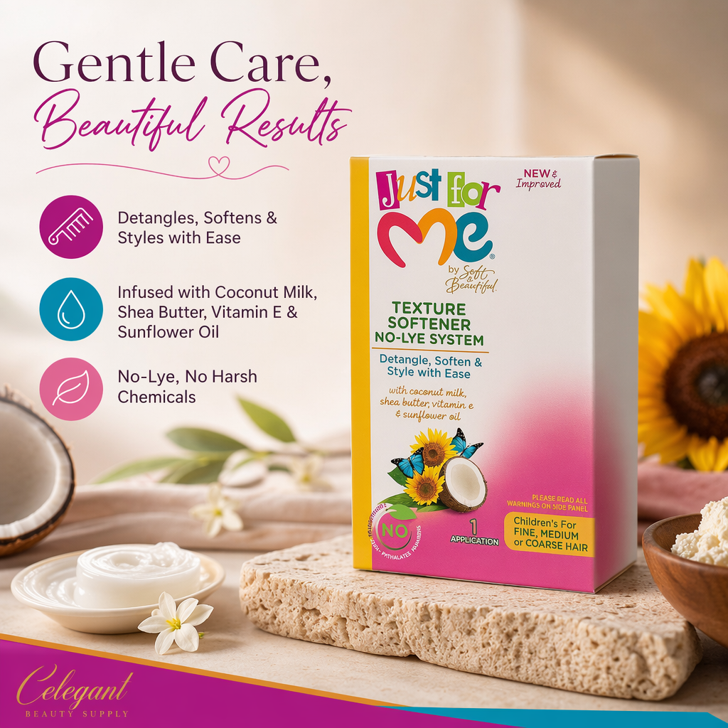 just for me no lye conditioning texture softener kit benefit