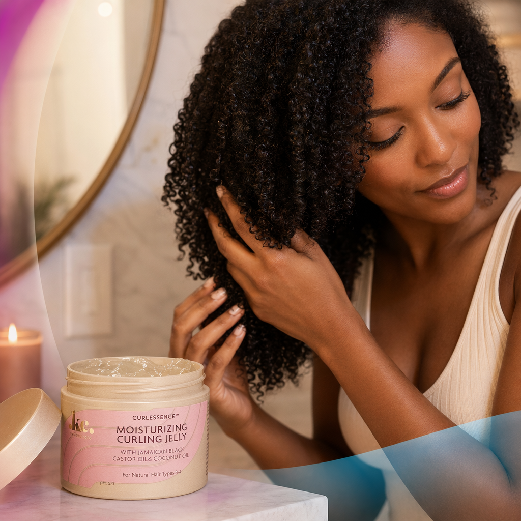 KC BY KERACARE CURLESSENCE Moisturizing Curling Jelly (11.25oz) - usage
