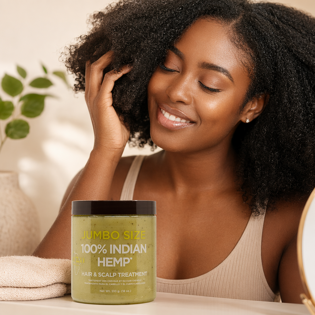 KUZA Indian Hemp Hair & Scalp Treatment - result