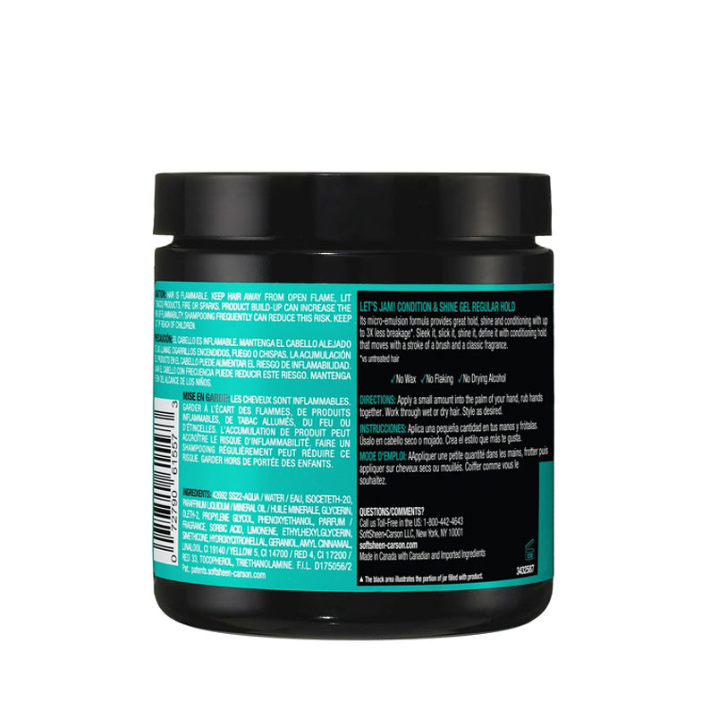 LET'S JAM Shining Gel Regular Hold (14oz)