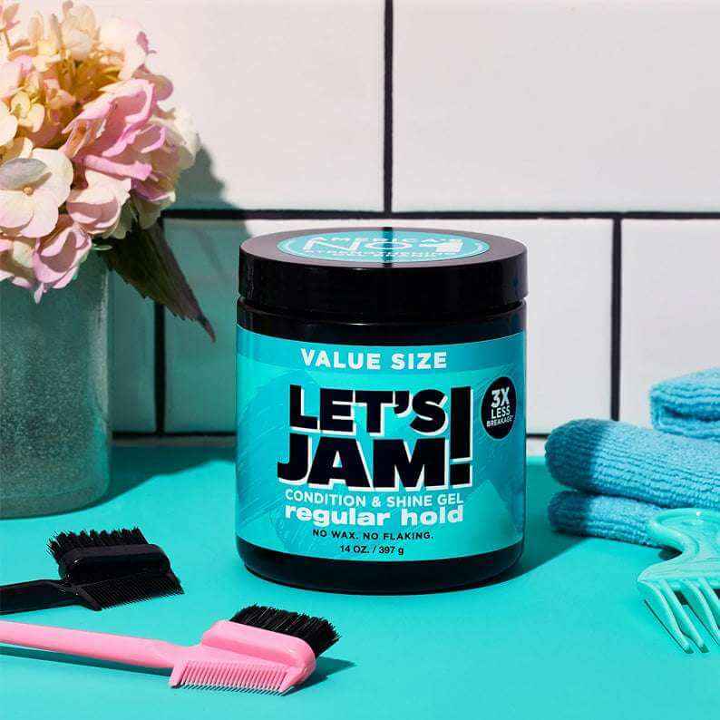 LET'S JAM Shining Gel Regular Hold (14oz)