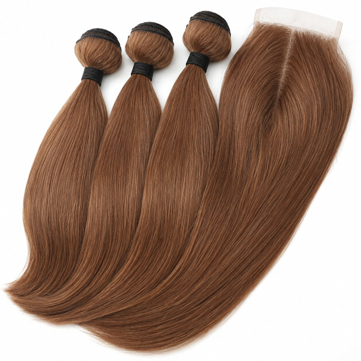 Classic 28" straight synthetic weave in Brown, photo 2