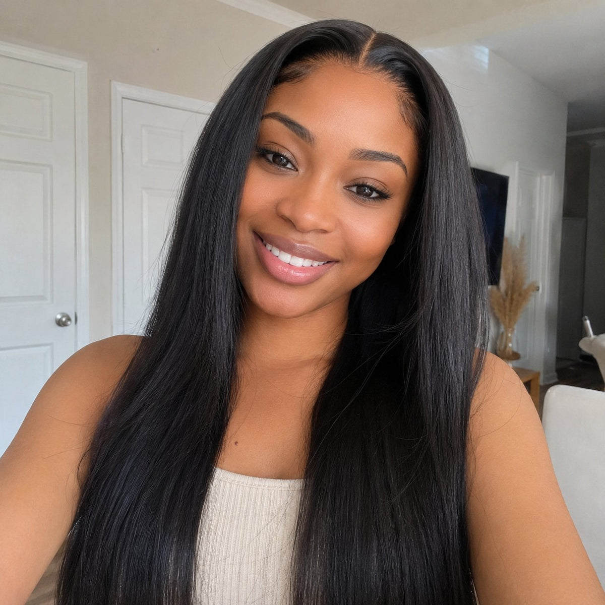 Crave 22" yaki straight blended human hair in Color 2, photo 3