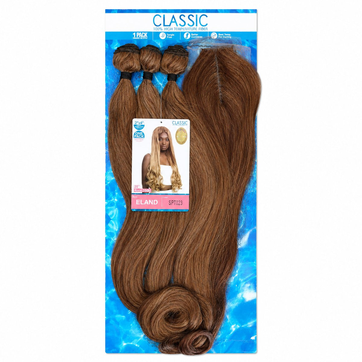 Classic Eland 28" Straight synthetic weave pack, SPT023 Highlight