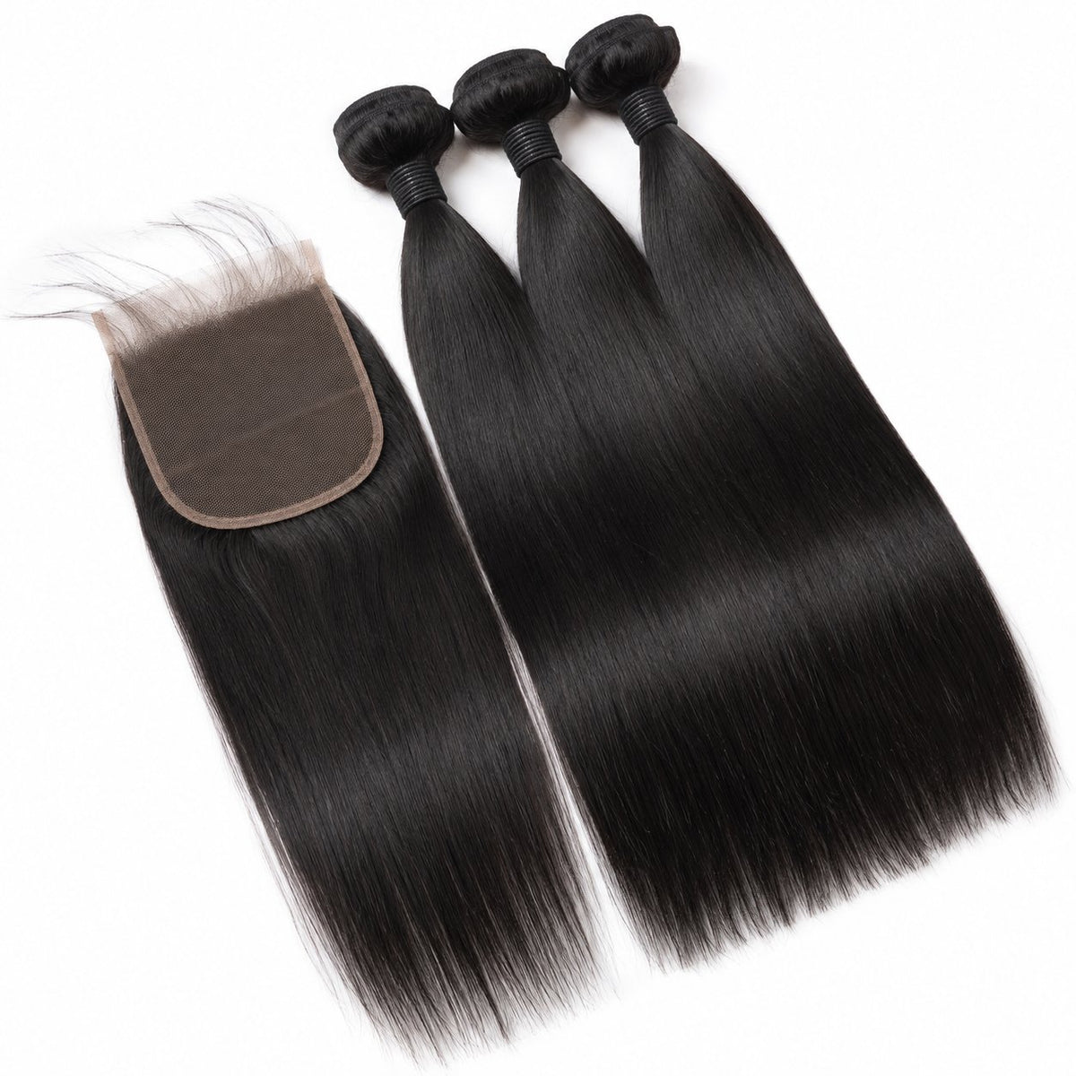 Emotion 18" straight blended human hair in Natural Black, photo 2