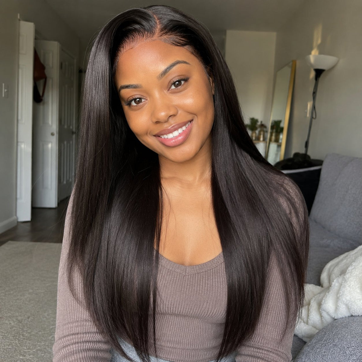 Juliet Hair 24" straight blended human hair in Color 2, photo 3