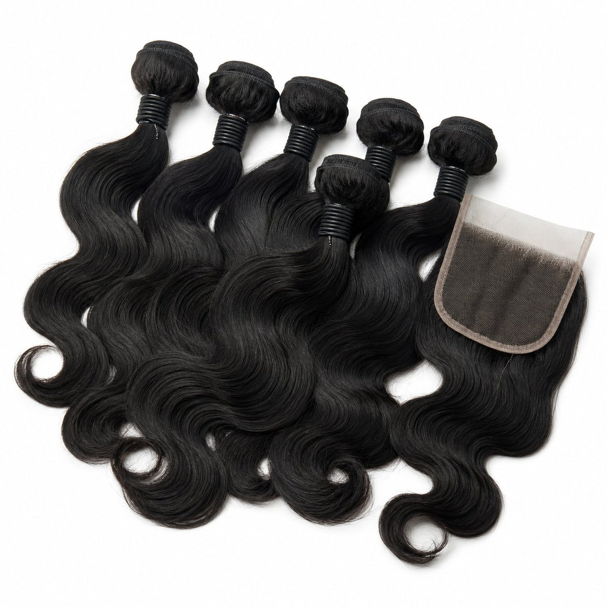 NIZ 10" body wave blended human hair in Natural, photo 2