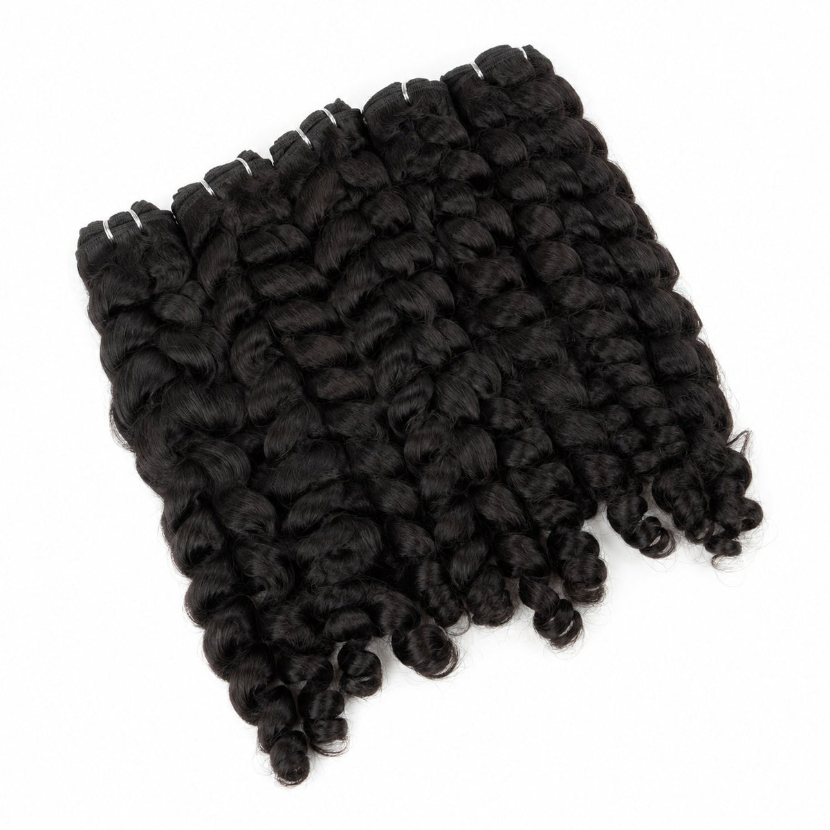 Noble Miracle Cosy 10" loose curl blended human hair in 1B Natural Black, photo 2