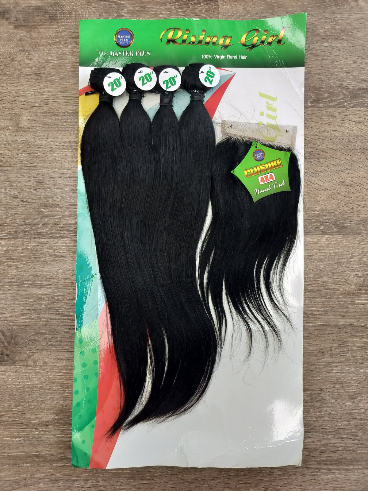 Rising Girl 20" straight blended human hair in Natural Black, photo 5
