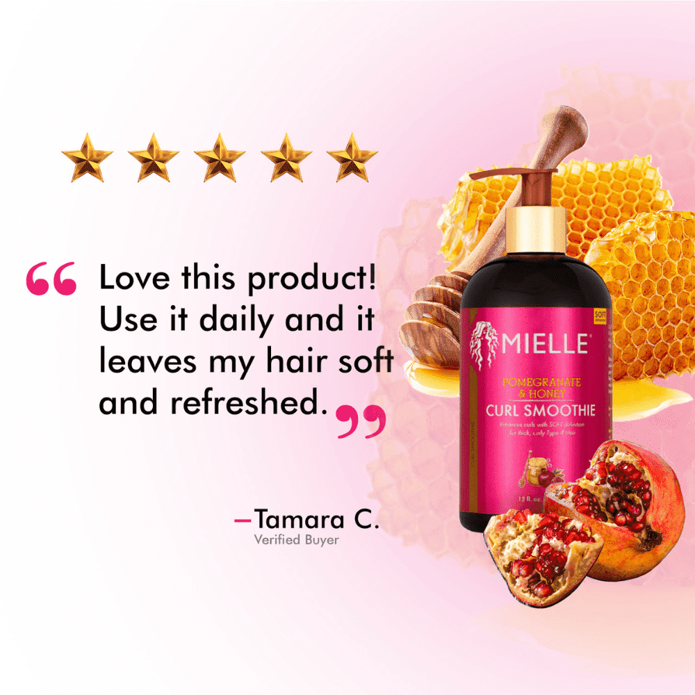 MIELLE Pomegranate & Honey Curl Smoothie (12oz)