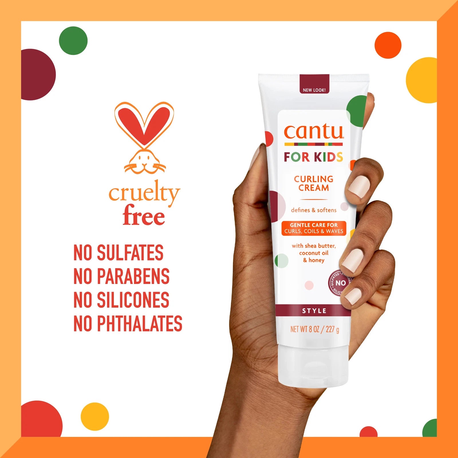 CANTU Kids Curling Cream Tube (8oz)