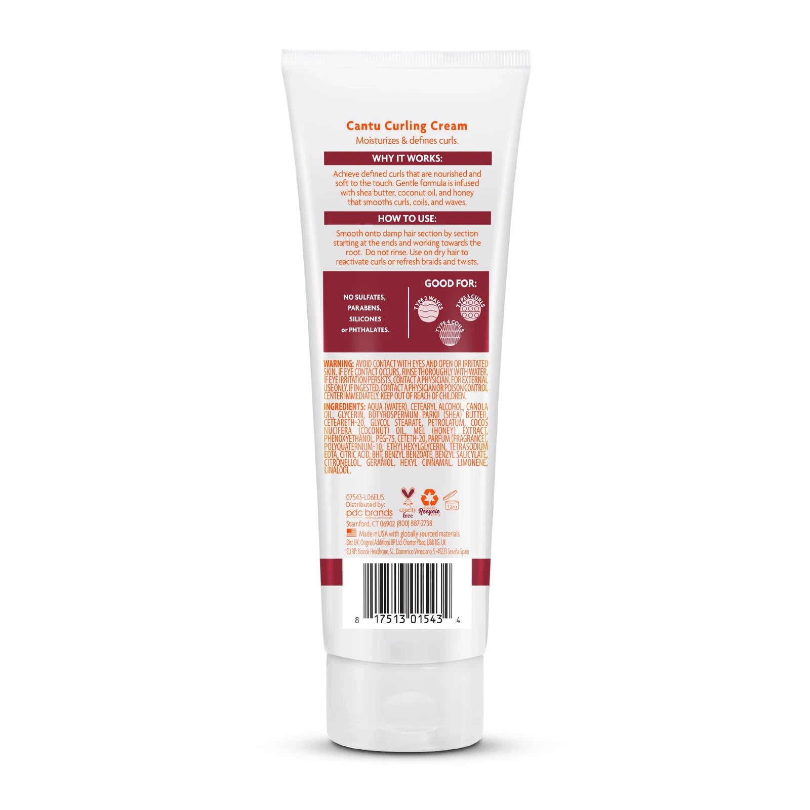 CANTU Kids Curling Cream Tube (8oz)