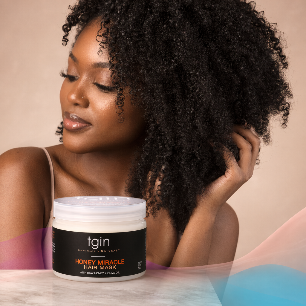 TGIN HONEY MIRACLE Hair Mask (12oz) - result