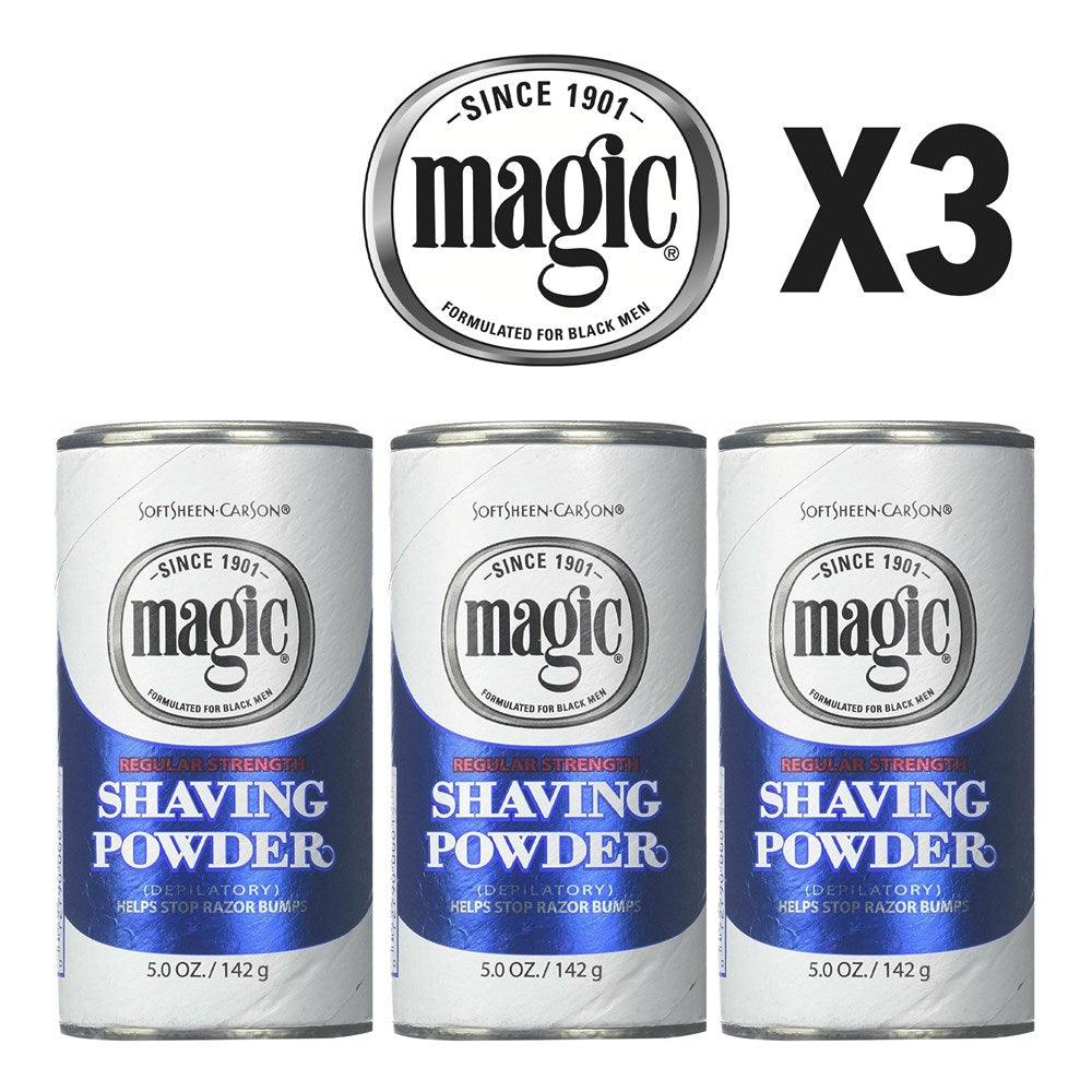 MAGIC Shaving Powder Regular Strength [Blue] (5oz) - Celegant