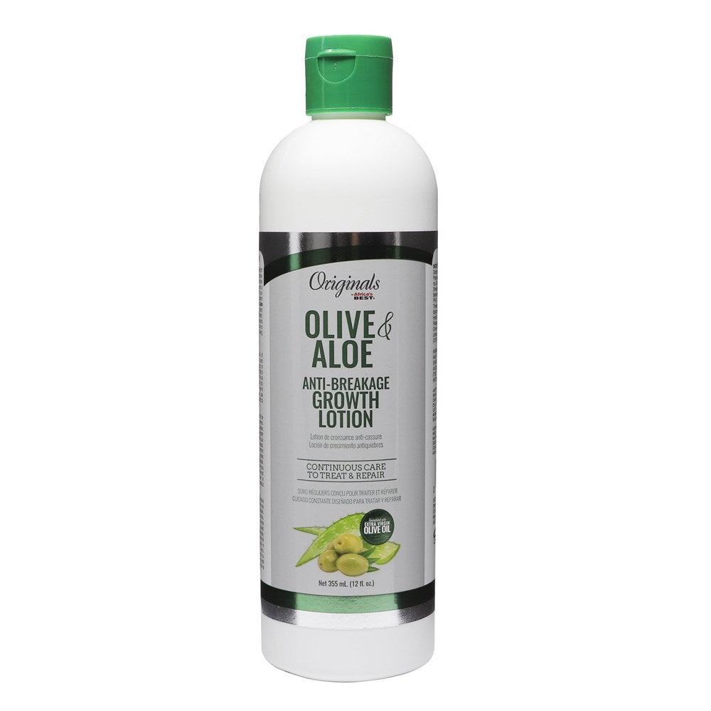 AFRICA'S BEST Originals Olive & Aloe Anti-Breakage Growth Lotion (12oz) - Celegant