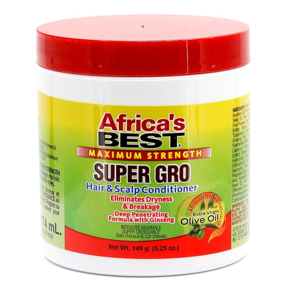 AFRICA'S BEST Maximum Strength Super Gro Hair & Scalp Conditioner (5.25oz) - Celegant