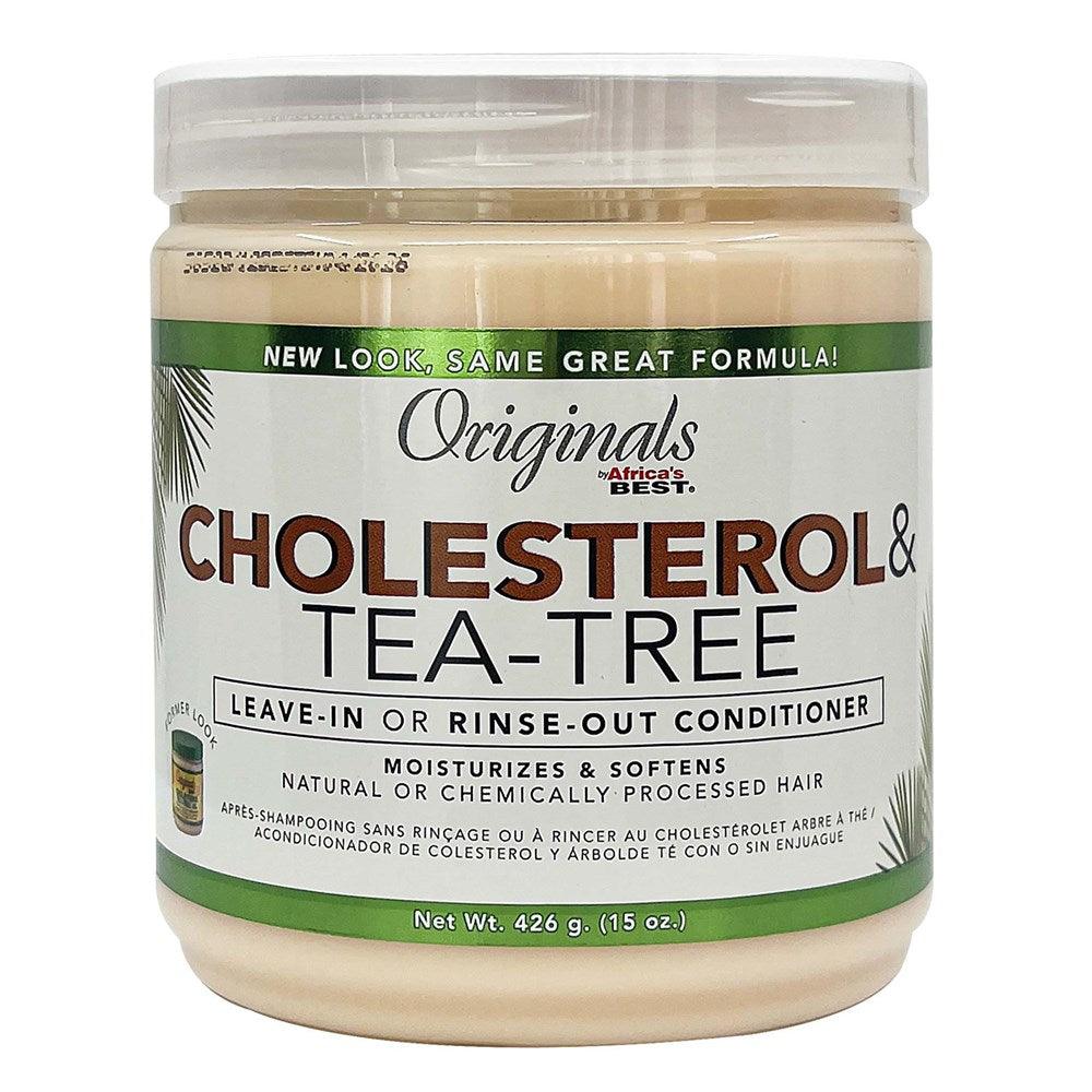 AFRICA'S BEST Originals Cholesterol & Tea-Tree Leave In or Rinse Out Conditioner (15oz) - Celegant