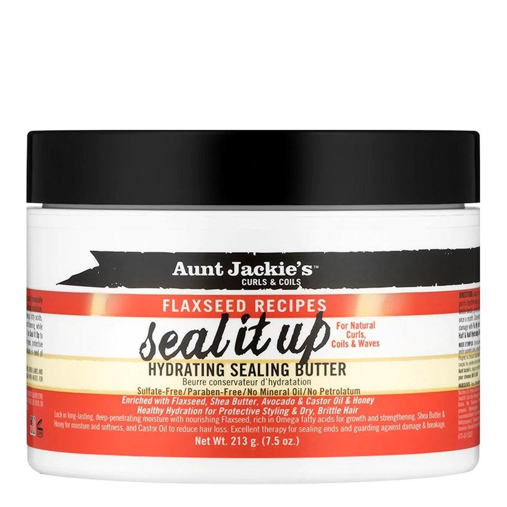 AUNT JACKIE'S Flaxseed Seal It Up Hydrating Sealing Butter (7.5oz) - Celegant