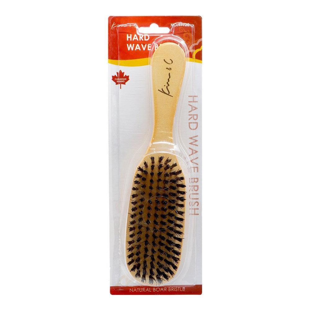 KIM & C Natural Boar Bristle Wooden Brush - Celegant