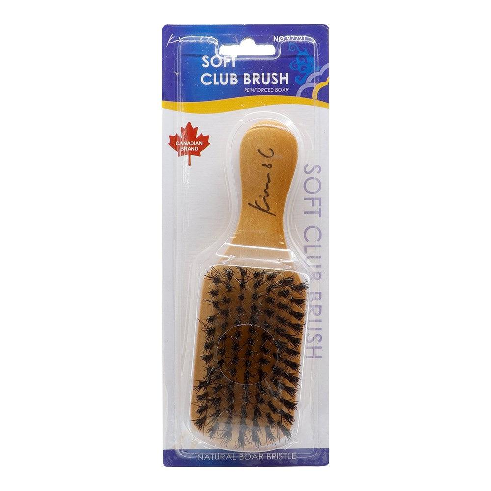 KIM & C Natural Boar Bristle Wooden Brush - Celegant