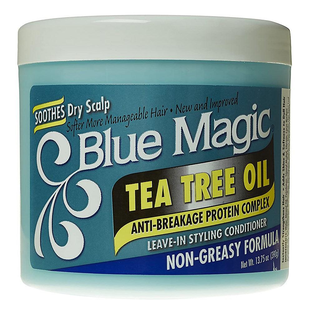 BLUE MAGIC Tea Tree Oil Leave In Styling Conditioner (13.75oz) - Celegant