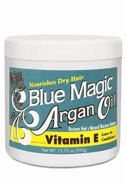 BLUE MAGIC Argan Oil Vitamin E Leave In Conditioner (13.75oz) - Celegant