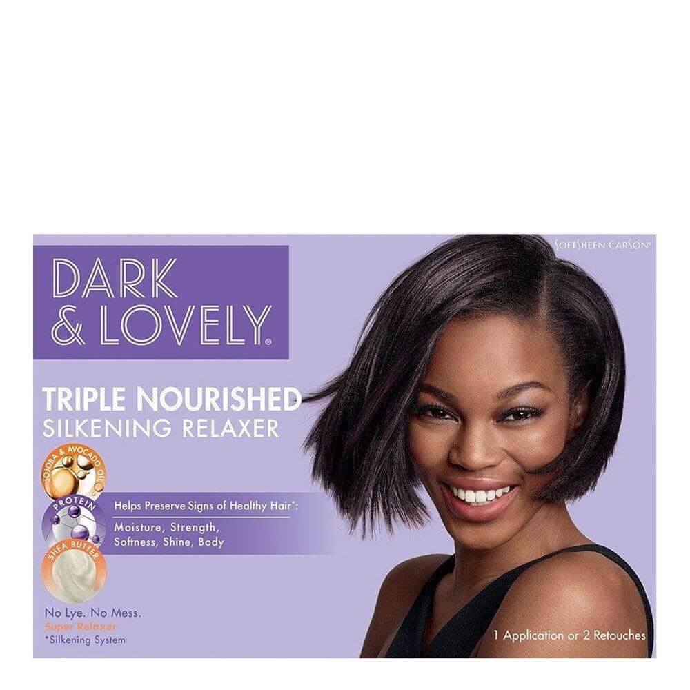 DARK AND LOVELY Triple Nourished Silkening Relaxer Kit - Celegant Beauty