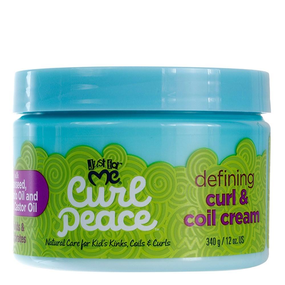 JUST FOR ME Curl Peace Defining Curl & Coil Cream (12oz) - Celegant