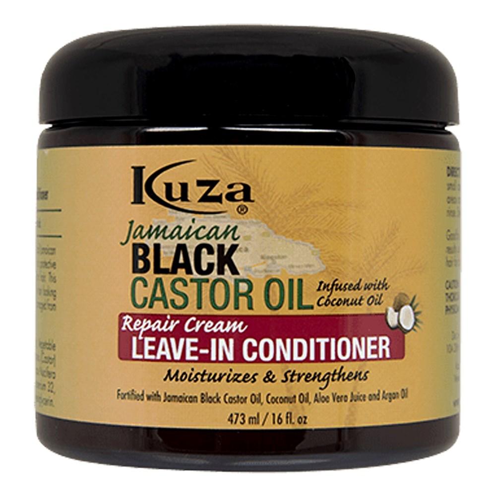 KUZA Jamaican Black Castor Oil Repair Cream Leave In Conditioner (16oz) - Celegant