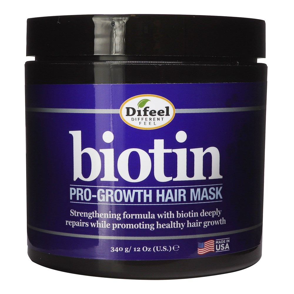 SUNFLOWER Difeel Biotin Pro-Growth Hair Mask (12oz) - Celegant