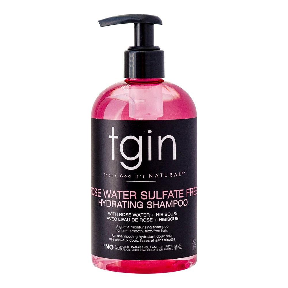 TGIN Rose Water Sulfate Free Hydrating Shampoo (13oz) - Celegant