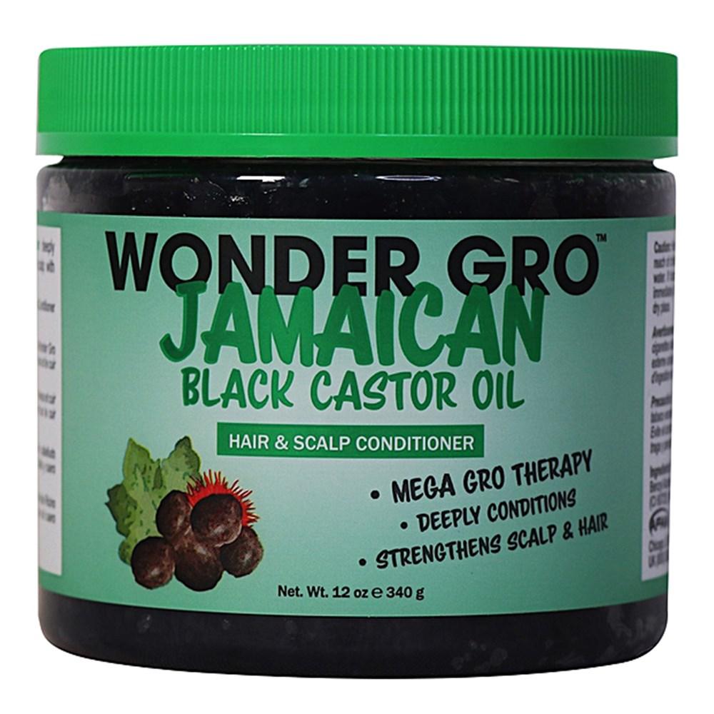 WONDER GRO Jamaican Black Castor Hair & Scalp Conditioner (12oz) - Celegant